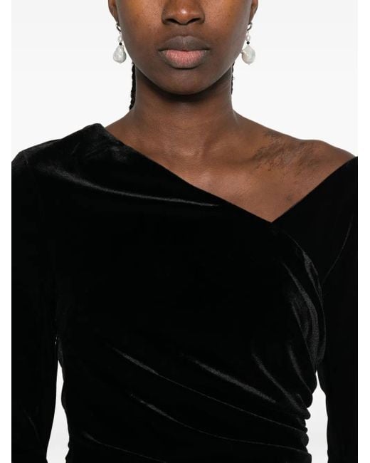 Sir Black Ettore One-Shoulder Mini Dress