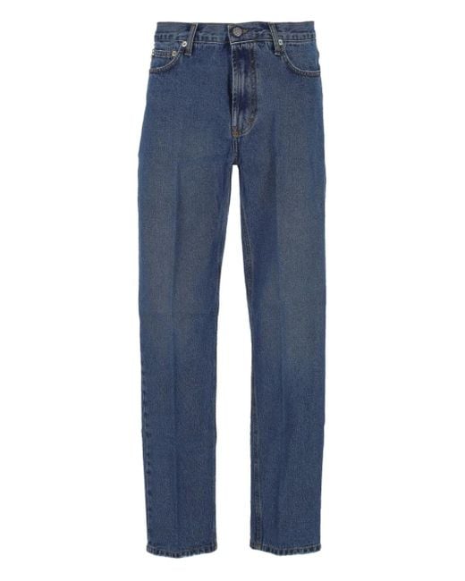 Giada Benincasa Blue Cotton Embroidered Jeans