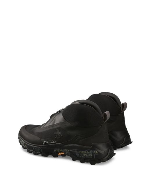 Premiata Black Vinson Sneakers for men