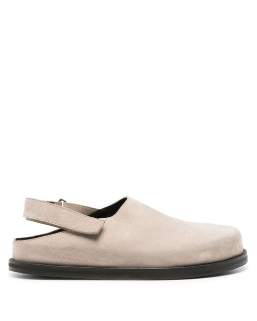 Studio Nicholson Leather slippers in White für Herren