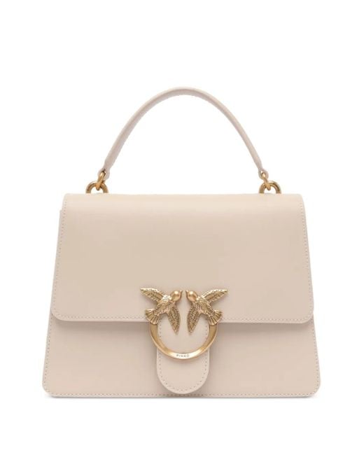 Pinko Natural Medium Love One Handbag