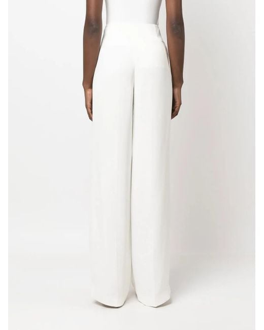Stella McCartney White Viscose Trousers
