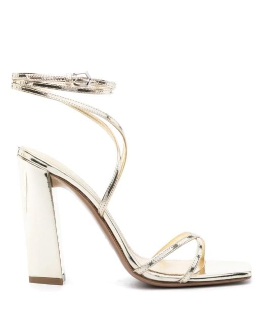 Paris Texas White Diana 105Mm Wraparound Sandals