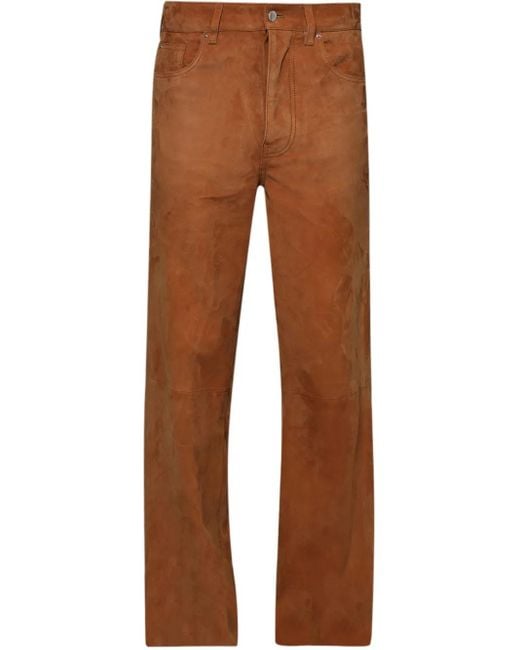 Amiri Brown Ma Quad Trousers for men