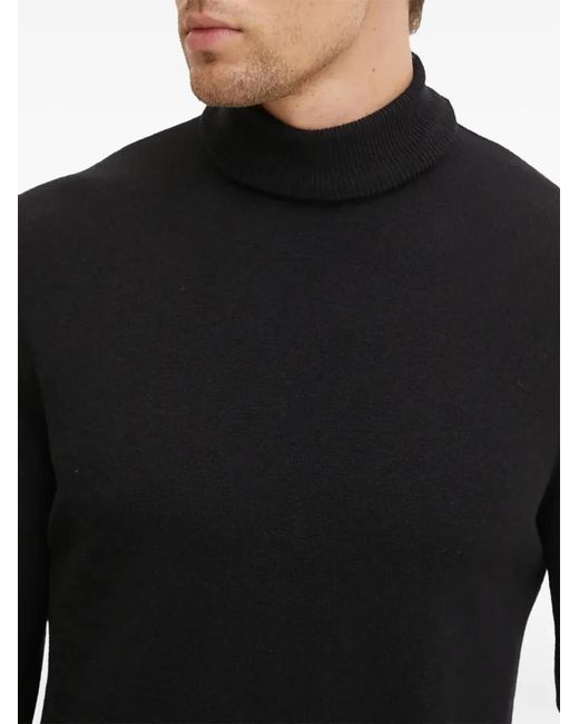 Benetton Black Pull À Col Roulé for men