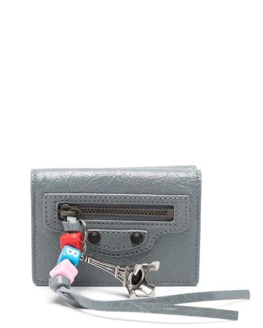 Balenciaga Gray Le City Mini Wallet