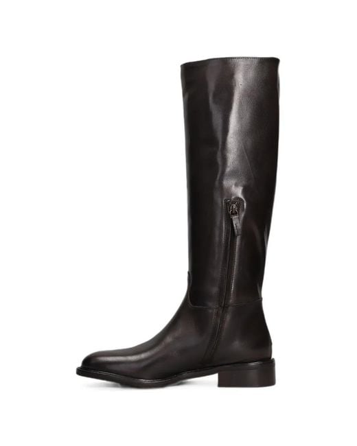 Julie Dee Black Side Zip-Fastening Boots