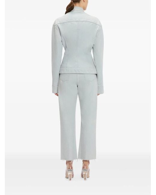 Victoria Beckham Sculptural デニムジャケット Blue