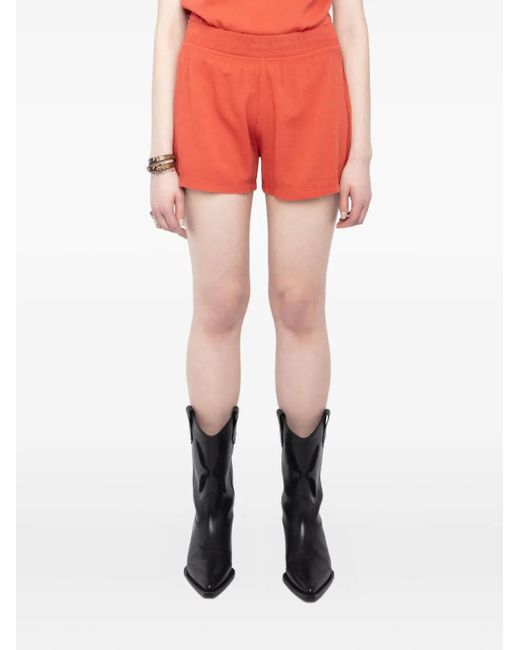 Zadig & Voltaire Red Paxa Shorts