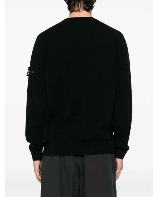 メンズ Stone Island クルーネック プルオーバー Black