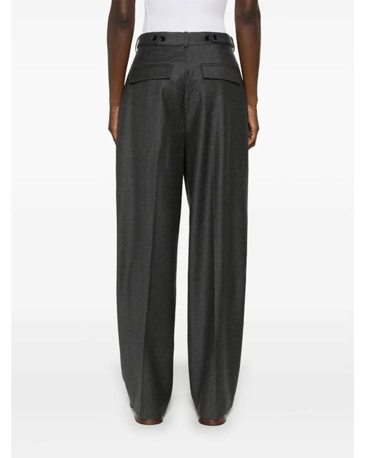 Rohe Gray Wide-Leg Trousers