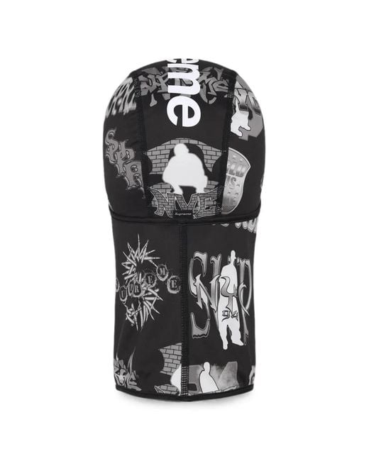 Supreme Black Flash Lightweight Balaclava for men