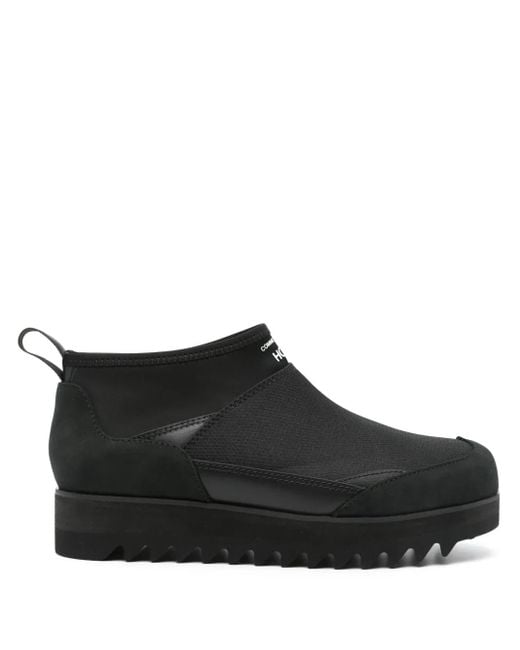 Stivali Con Inserti di Comme des Garçons in Black da Uomo
