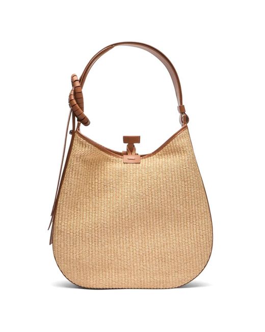 Casadei Natural Vandome Shoulder Bag