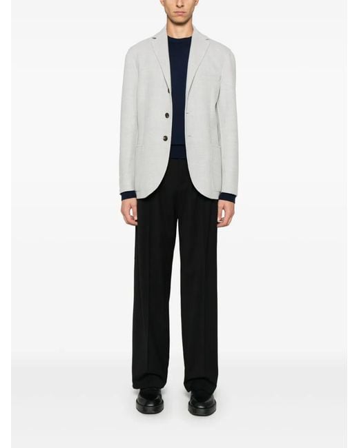Ballantyne Blue Wool Sweater for men