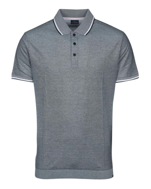 Paul & Shark Poloshirt Met Korte Mouwen in het Gray voor heren