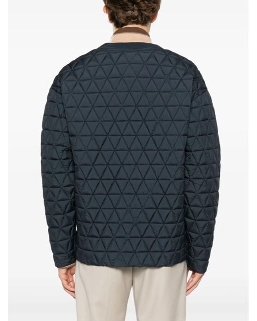 K-Way Blue Quilted Jacket for men