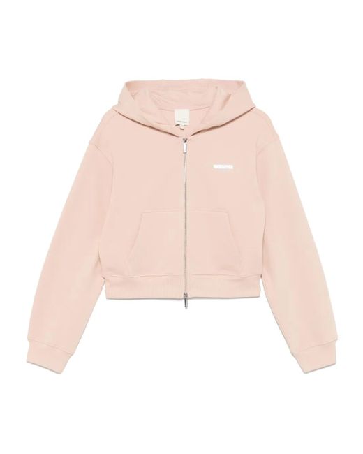 Emporio Armani ロゴプレート パーカー Pink