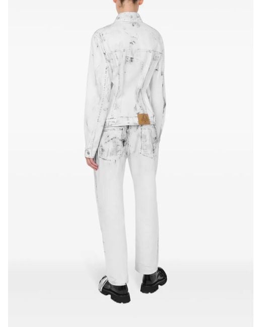 Moschino White Denim Jacket