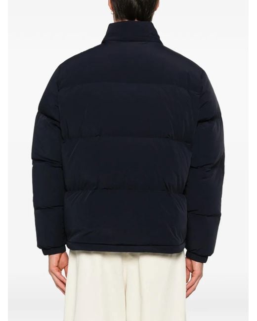 Lacoste Blue Zip Padded Jacket for men