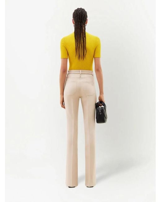 Top A Coste di Courreges in Yellow