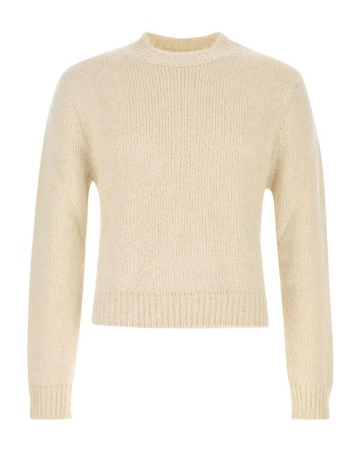 Jil Sander Natural Alpaca Wool-Blend Sweater for men