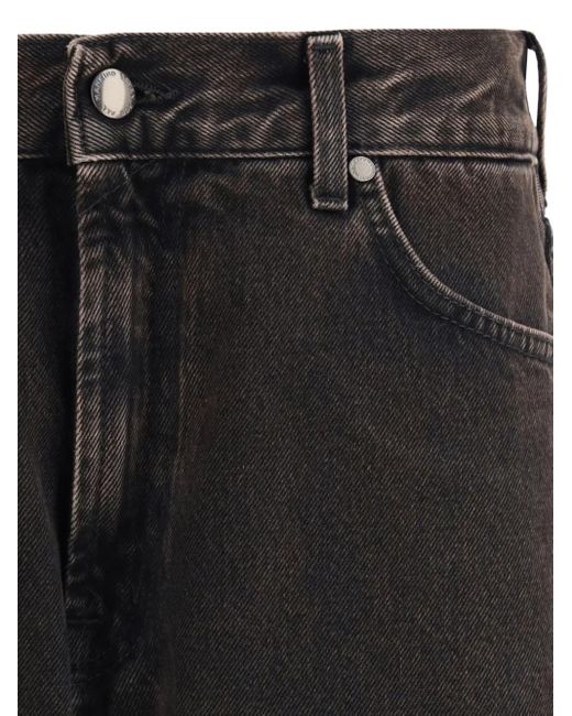 7 For All Mankind Black Twisted Modern Jeans for men