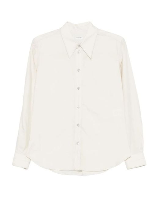 Lemaire ボタン シャツ White