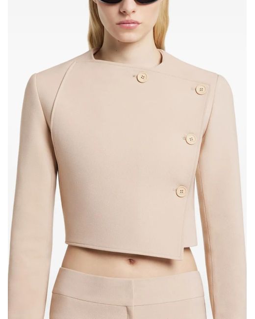 Courreges White Jacket With Buttons