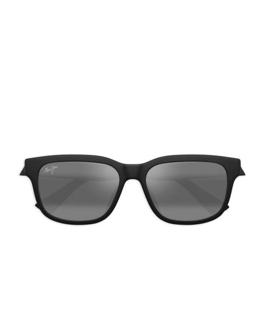 Maui Jim Gray Rectangle Frame Sunglasses for men