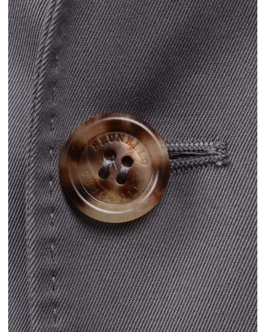 Brunello Cucinelli Gray Tailored-Fit Blazer for men