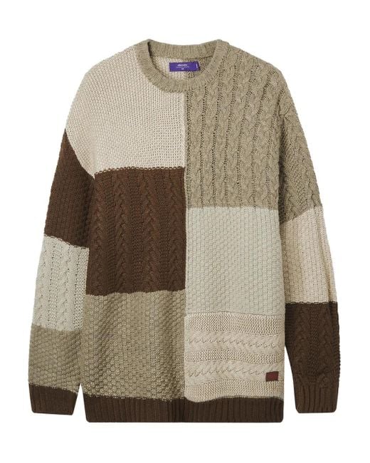 Pull À Design Patchwork AFTERMATHS pour homme en coloris Natural