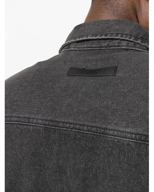 Fear Of God Black Oversized-Cut Denim Shirt for men
