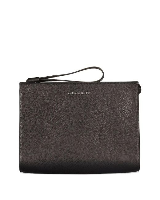 Orciani Black Pochette Texturée for men