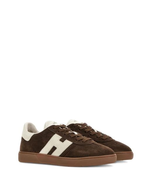 Hogan Brown Cool Sneakers for men