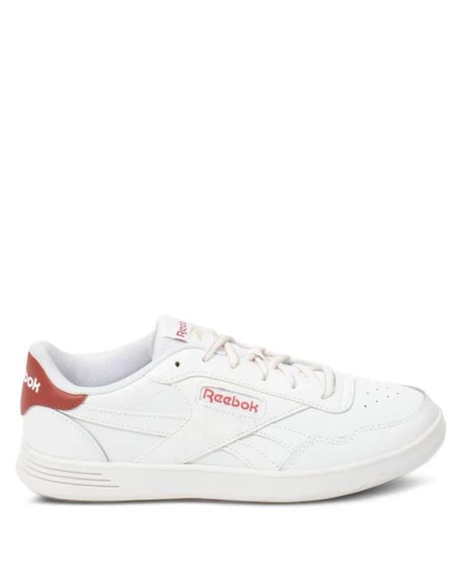 Reebok White Court Advance /Sedona Rose" Sneakers