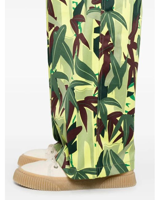 KENZO Green Trousers for men