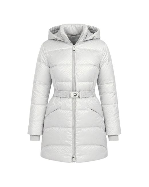 Guess Donsjack Met Logo in het White