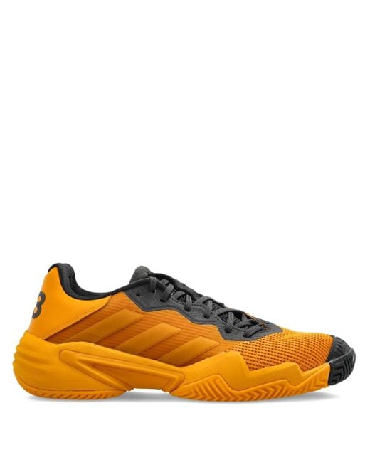 Y-3 Orange Barricade 13 Tennis Sneakers
