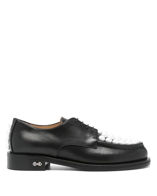Mach & Mach Black Sirene Loafers