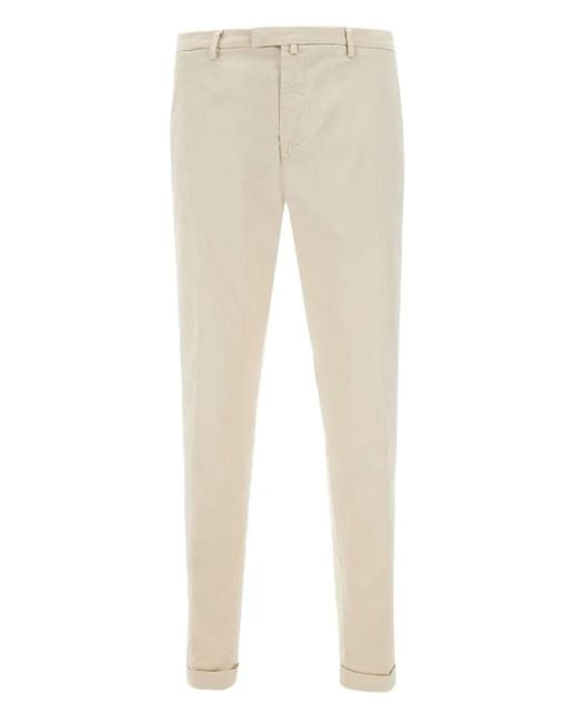 Pantaloni Dritti Bg03 di Briglia 1949 in Natural da Uomo