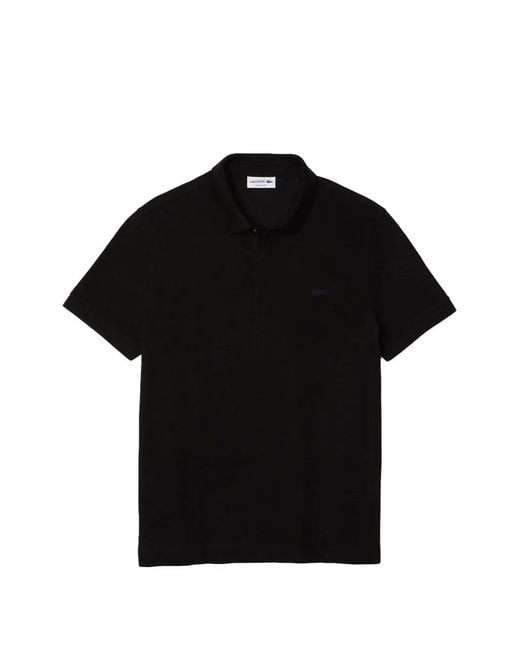 Lacoste メンズ ブラック ポロシャツ 【公式通販】