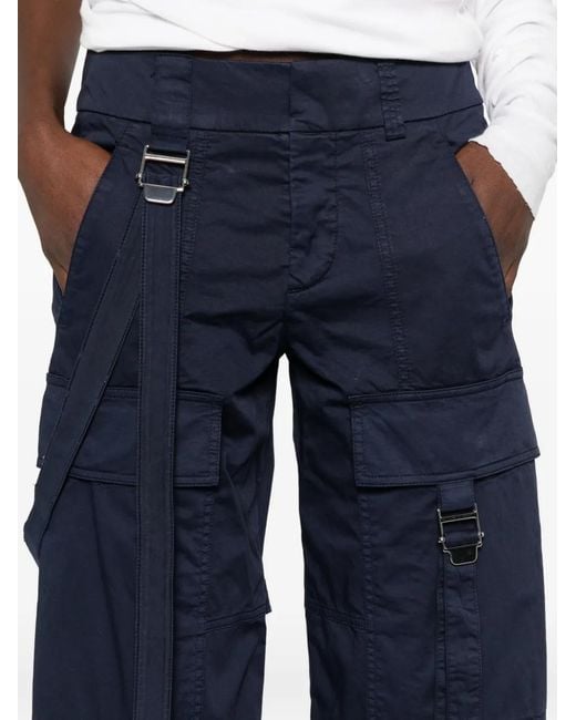 Seafarer Blue Strap Zip Trousers