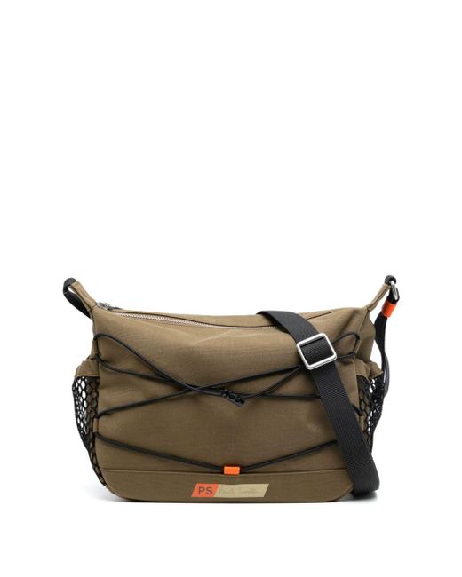 PS by Paul Smith Gray Strap-detailed Messenger Bag for men