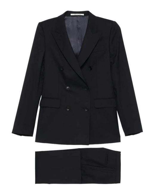 Tagliatore Blue Double-Breasted Blazer