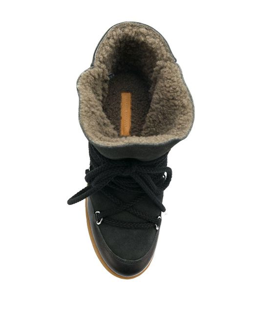 Botas de nieve Nowles Isabel Marant de Lana de color Negro | Lyst