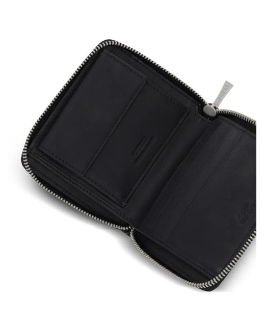 Guess Black Monogram Wallet for men