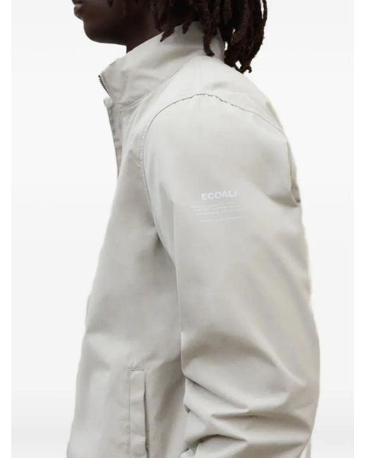 Ecoalf White Pikes Zip-Up Jacket for men