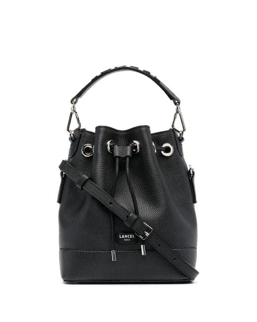 Lancel Black Beuteltasche Aus Leder
