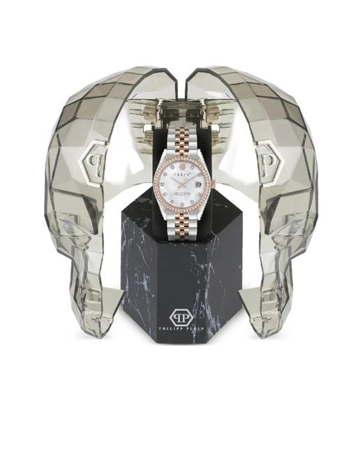 Philipp Plein White Date Superlative 38Mm Watch